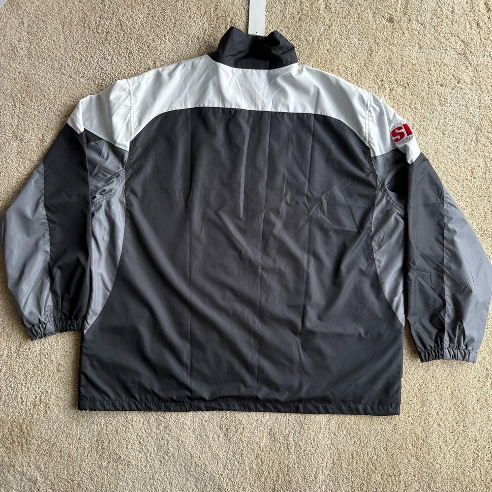Detroit Lions NFL Reebok Jacket Men’s XXL Black Gray Full Zip NWT - Picture 7 of 11